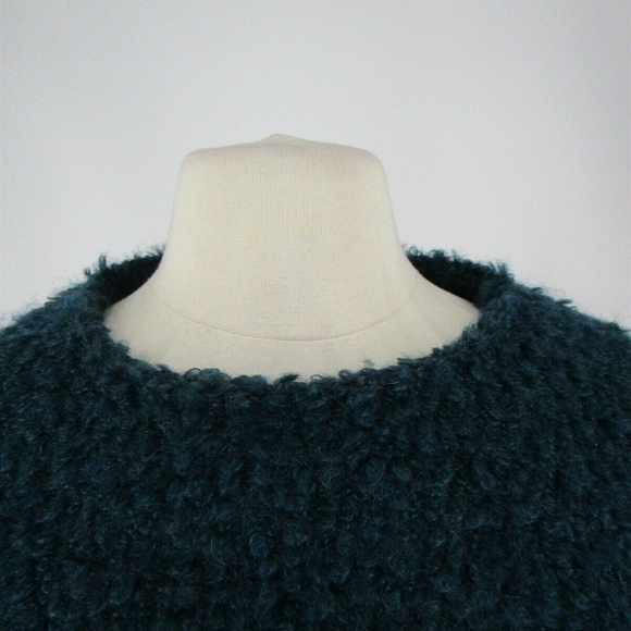 Reformation Women Fluffy Lokie Dress Teal Size S - Picture 6 of 8